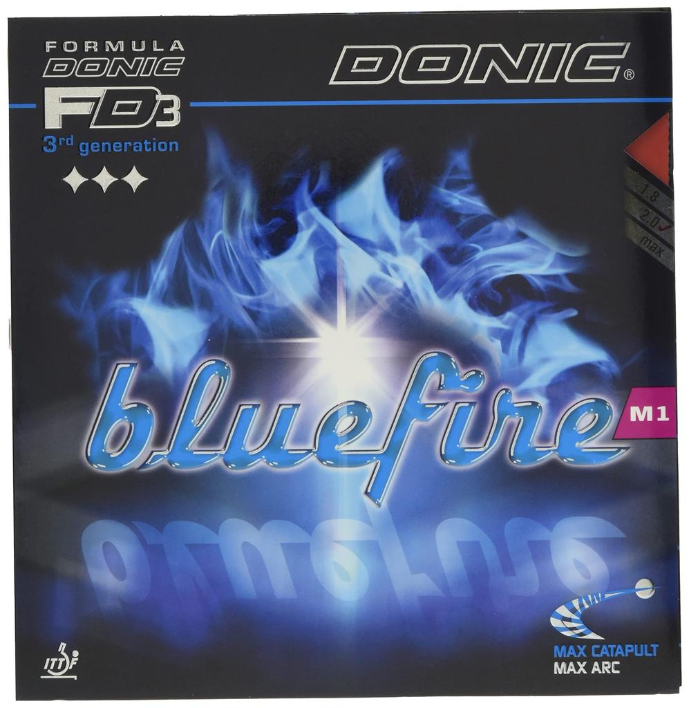 Stolní tenis DONIC Blue Fire M1 Soft Rubber Back Red MAX AL063