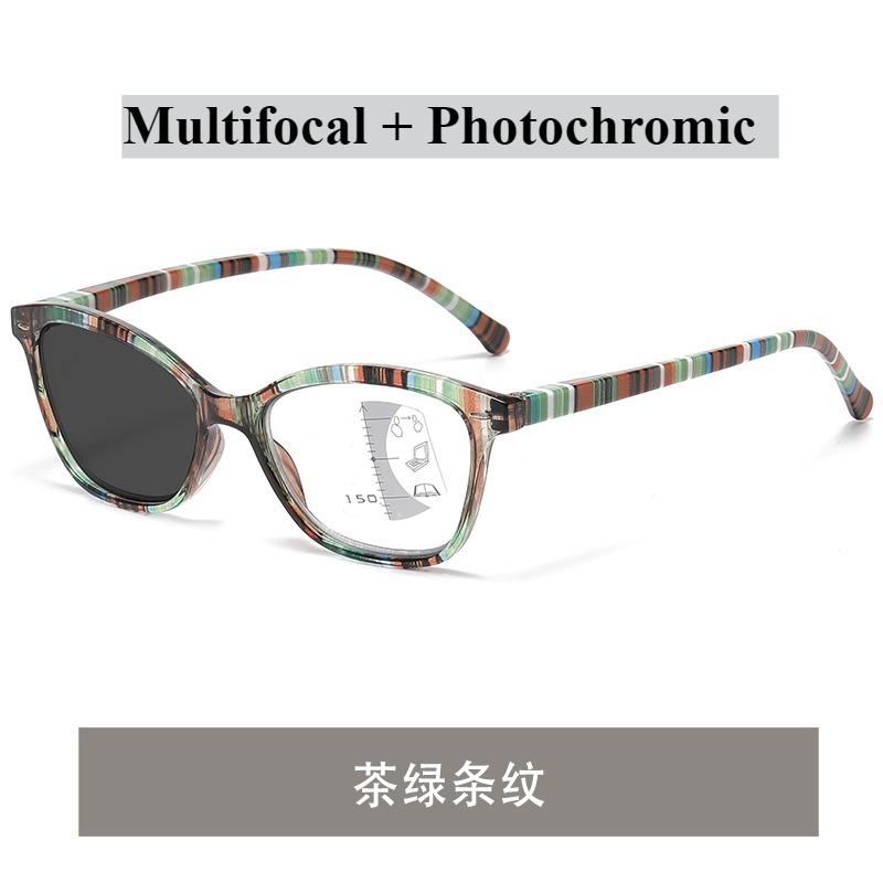 

Multifocal Presbyopia Glasses That Can Change Color Anti Blue Light Dual Purpose Reading Glasses for Both Near and Far Use 4