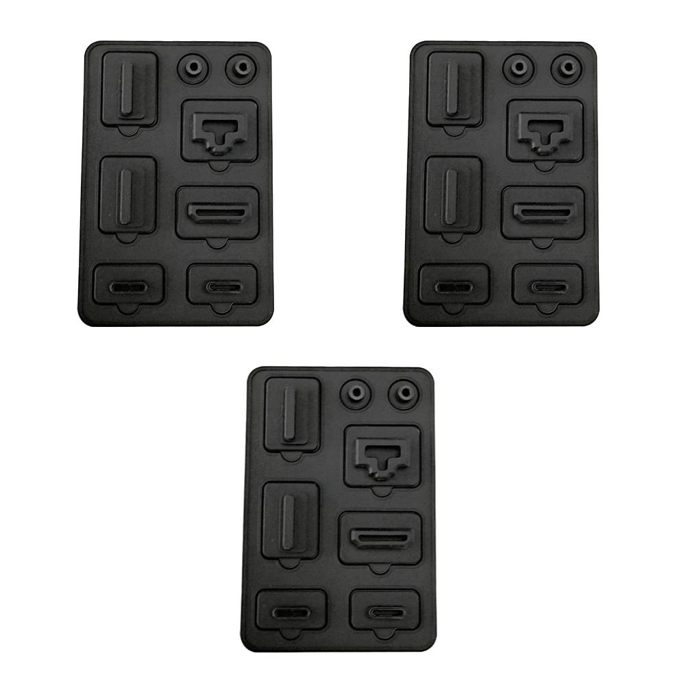 8pcs Dust Plug Dustproof Kit Silicone Dustproof Plugs Replacement Game Console Accessories for NS Switch/Switch OLED/Switch Lite