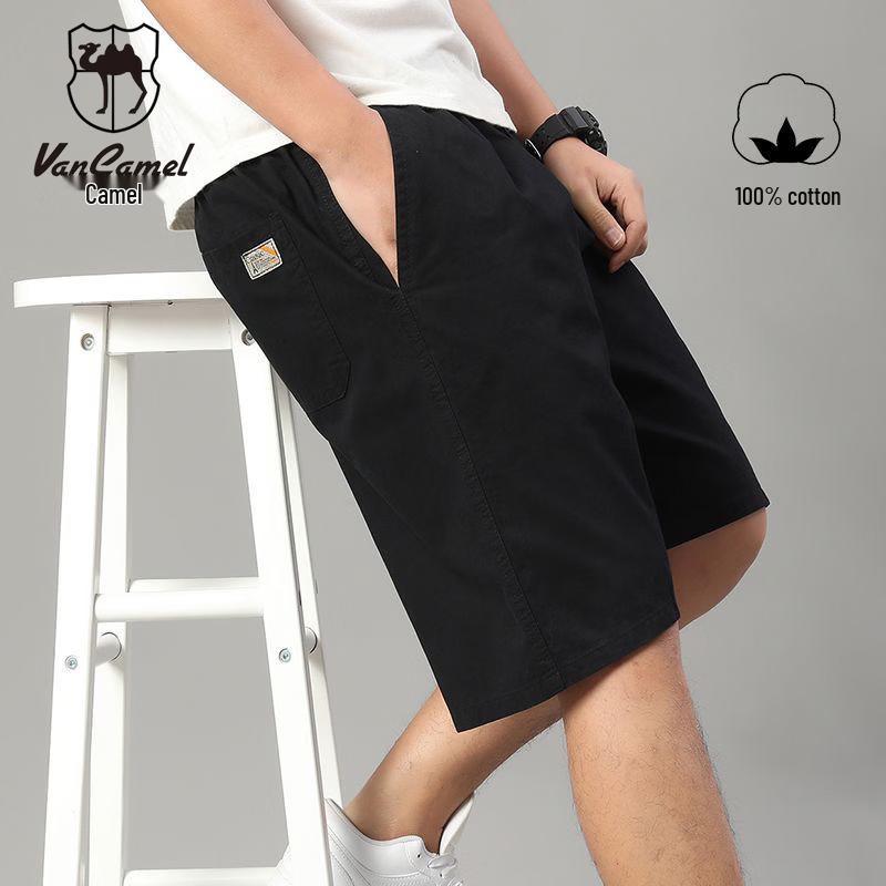 VANCAMEL Men s Summer Cotton Stretch Casual Shorts 4XL