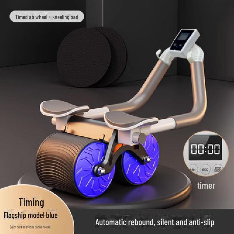 Roată Abdominală Automată cu Suport pentru Cot - Echipament de Casă pentru Arderea Grăsimilor și Tonifiere