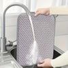 1pc Dish Drying Mat Microfiber Absorbent Table Placemat Non-Slip Heat Resistant Drain Pad Cabinet Drying Mats Kitchen Bathroom Mats