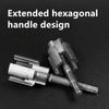 2pcs Metal PPR Water Pipe Thread Repair Tools - Integrated Wire Opener for Inner & Outer Holes, Electric Drill Type, 1/2" - DN15, 3/4" - DN20 Sizes