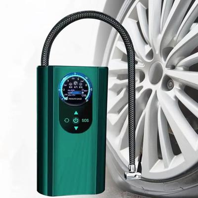 Car Tire Inflator Portable Air Compressor LCD Display Screen Compact DC 12V Air Pump Bike Pump for Motorcycle Ball Basketball