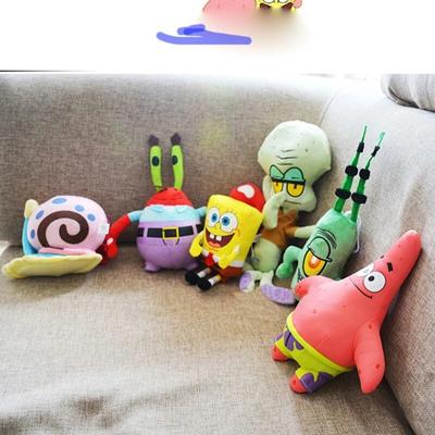 20-30cm Schwamm Spielzeug Patrick Star Plüschtier Weiche Cartoon Tierpuppe Für Kinder Animationspuppen Kinder Geburtstagsgeschenk