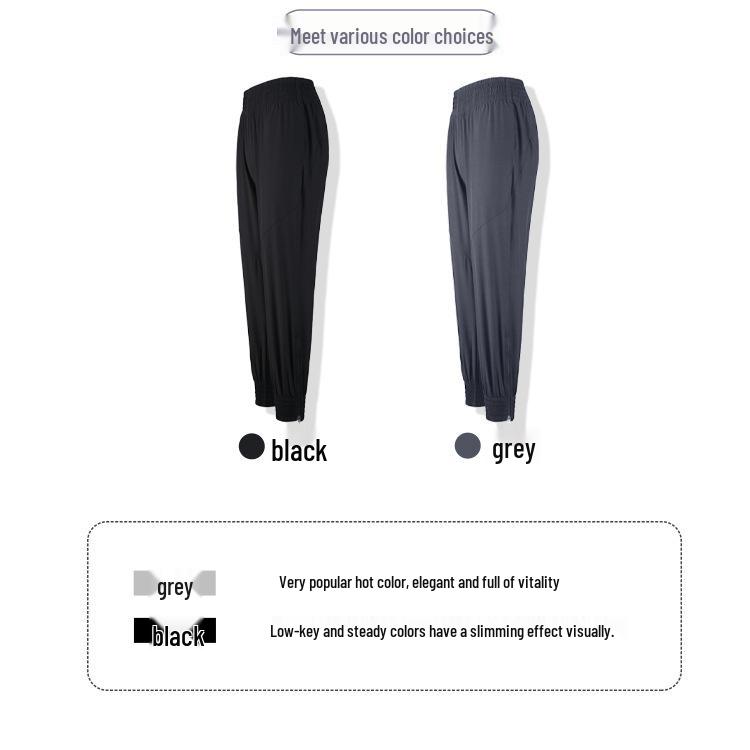 Women's Stylish Korean Cargo Yoga Pants - Elastic, Slimming, Perfect for Spring & Autumn