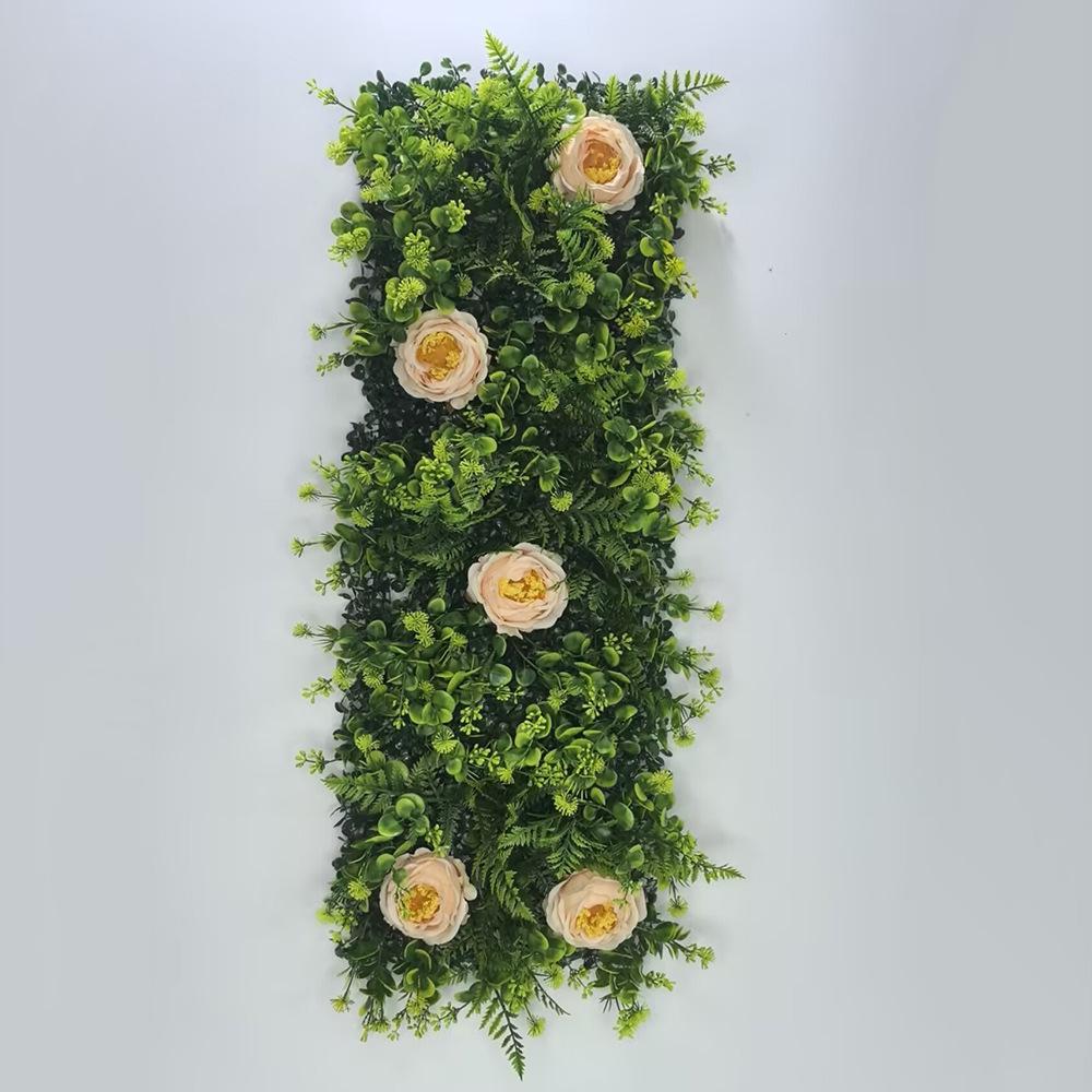 25x75CM Artificial Fern Green Wall Panel for Home Decoration