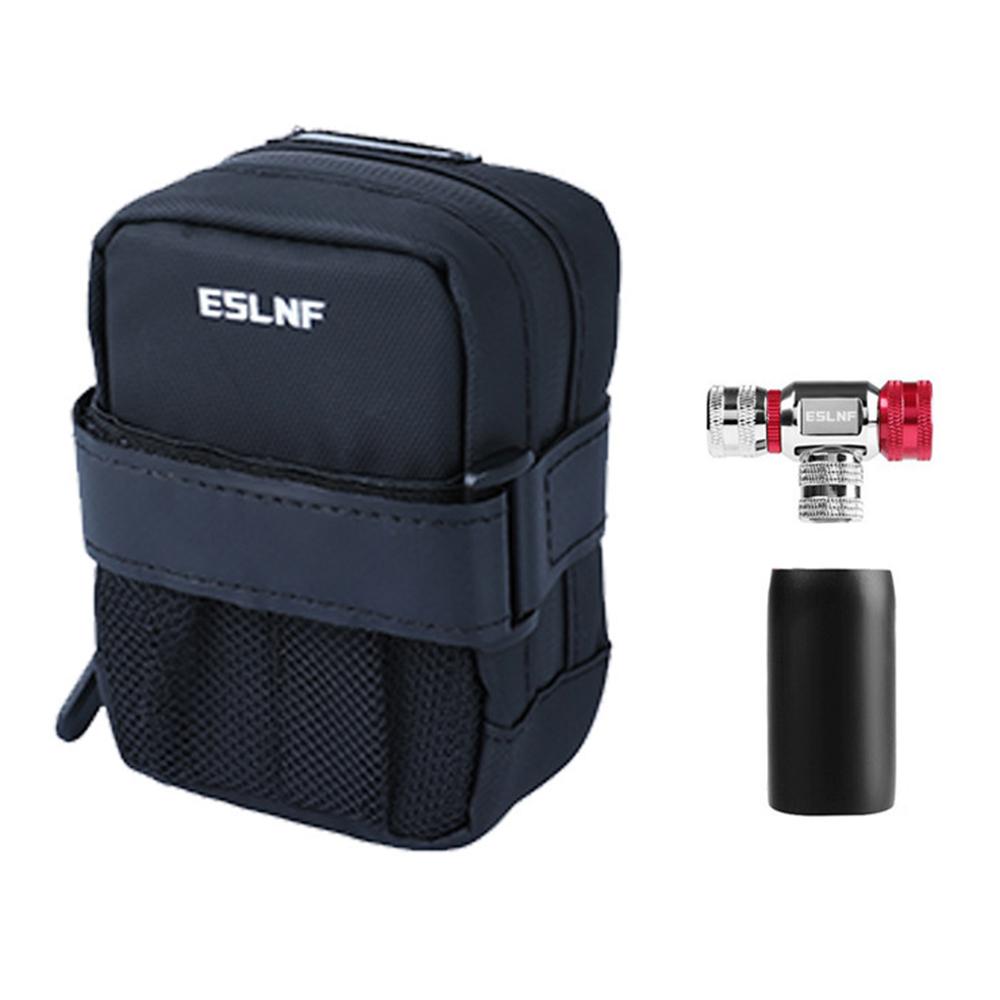 

ESLNF 07CI0012 Cycling Equipment Riding Saddle Bag Bike Tool Kit Mini Tail Bag with Valve A