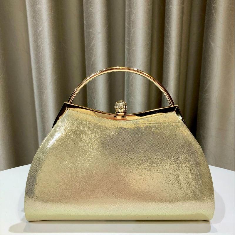 Fashion new all-handmade rhinestone women's dinner bag, small dress bag, hand carry one shoulder messenger banquet bag