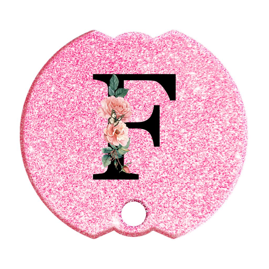 40 Oz Personalized Stanley Tumblers Name Plates for Stanley Tumblers Cup Lid H2.0,Cup Lid Topper Round Name ID Plate Glitter