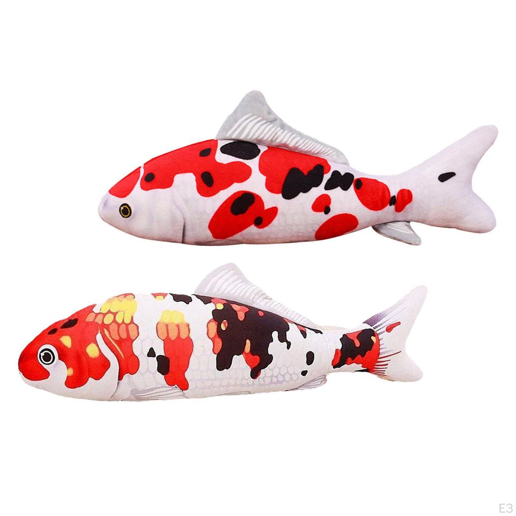 Throw Pillow Interactive Plush Toy 30cm Home Decor Comfortable Fish Cushion Pillow,