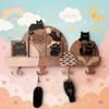 Cat Wall Mounted Key Holder No Punching Required Originality Entryway Hooks Cartoon Practical Entrance Storage Rack Porch