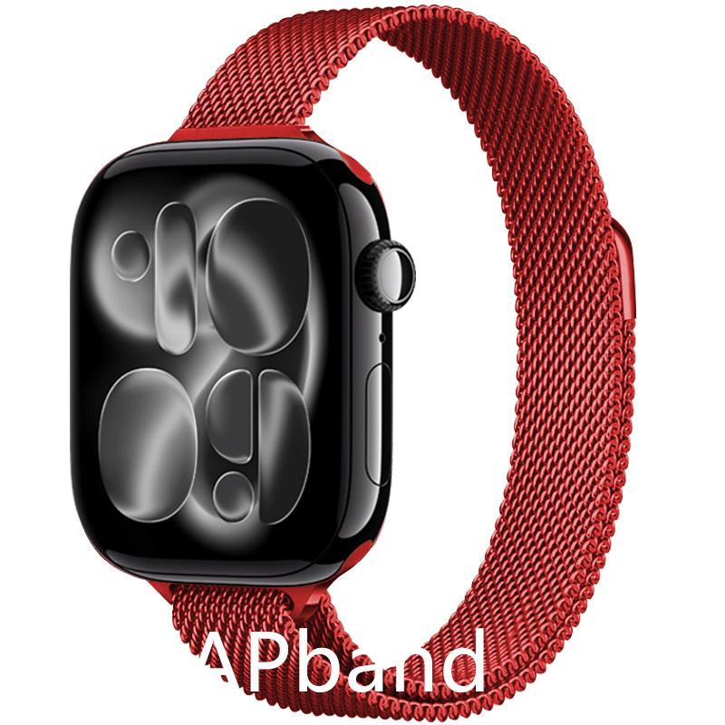 Strap For Apple Watch Band 46mm 44mm 45mm 40mm 42mm 41mm 49mm Milanese Loop correa Bracelet iWatch Series 11 10 Ultra 2 9 8 SE 3