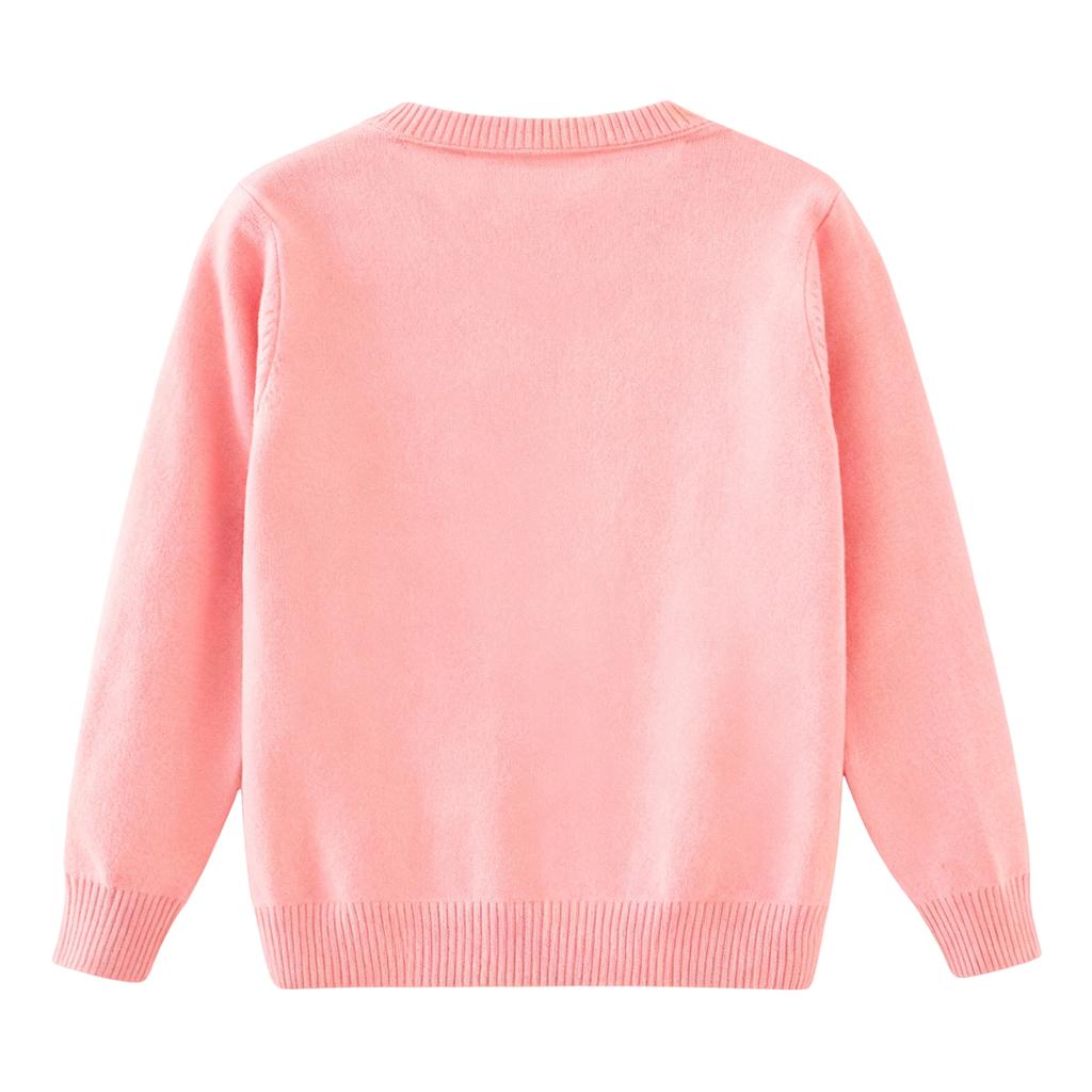 Children's Fashion Casual Cardigan Knitted Long Sleeve  Top