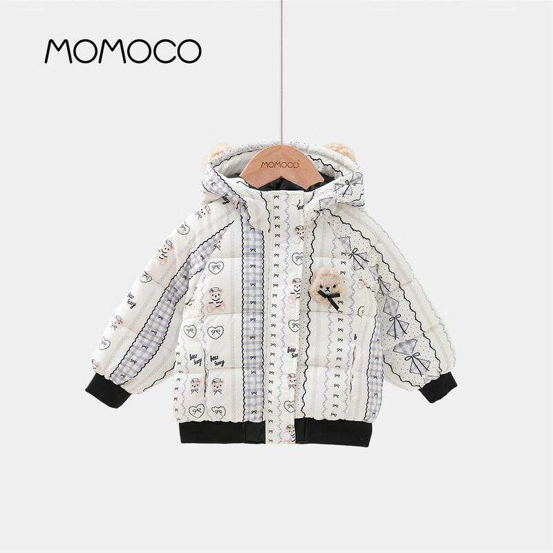 MOMOCO Girls  Printed Winter Cotton Jacket 150