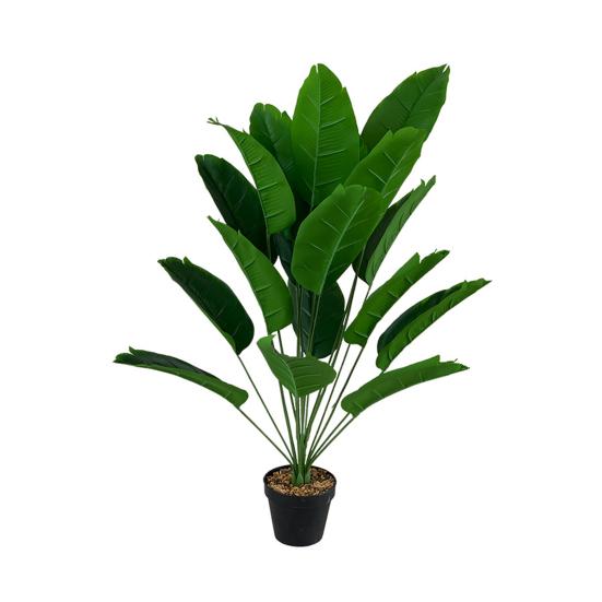 Faux Plantain Plant Artificial Banana Leaf Tree Realistic Fake Greenery