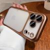 Apple 17 Pro & iPhone 17 Air Ultra-Thin Frosted Transparent Protective Case with Lens Coverage
