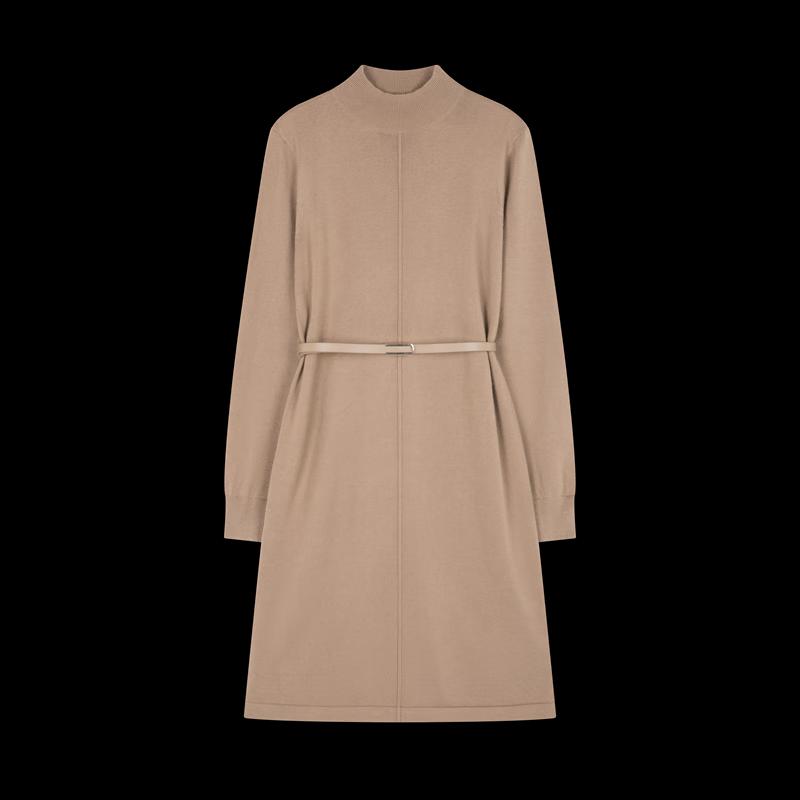 Mohanyimei Elegant A-Line Knit Dress
