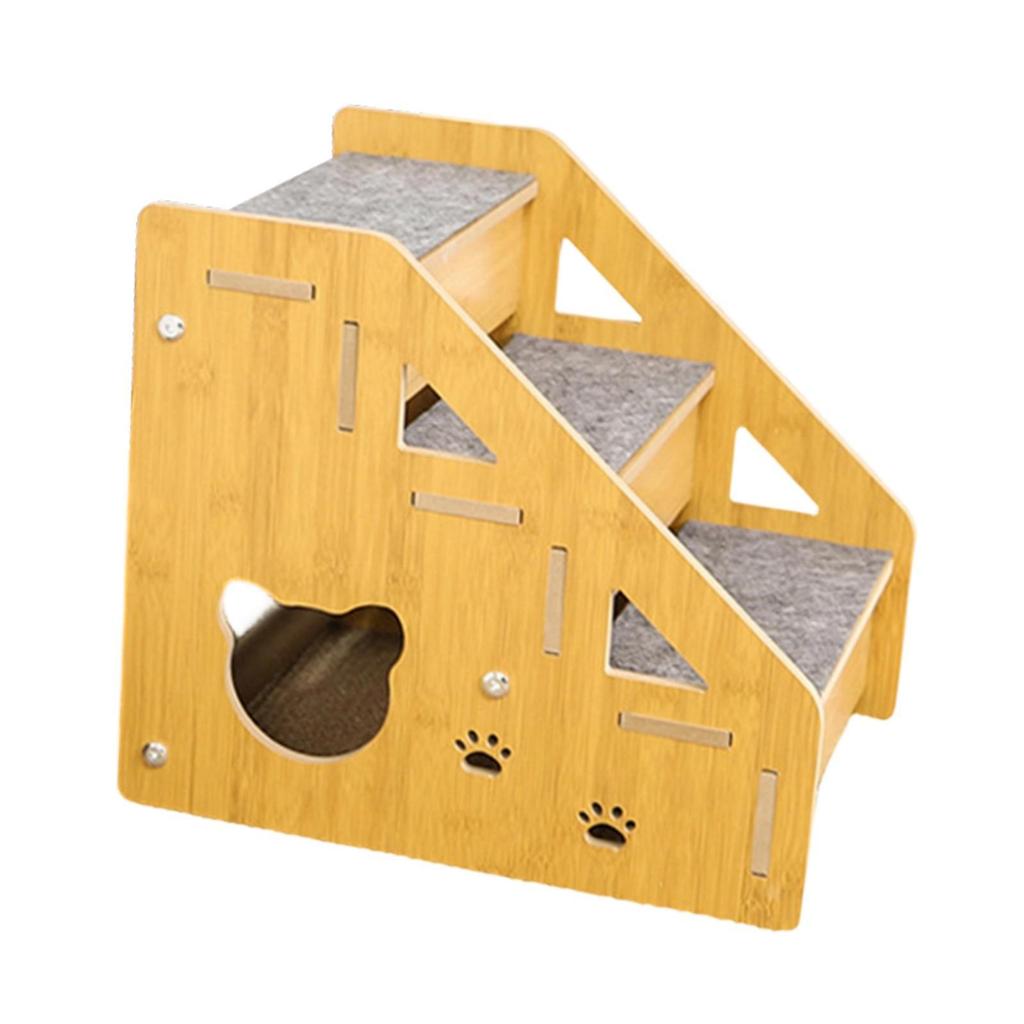 Cat S Dog Ramp Ladder Step with Anti Slip Material Ready to Use for Small Senior Pets Window Sills