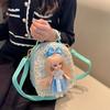 Girls Backpacks Cute Princess Backpack with Doll Crossbody Bag for Kids Toddler Preschool Bookbags Elementary School Bags