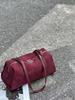 Women's Genuine Leather Retro Deerskin Crossbody Bag - 2025 Autumn/Winter Collection, Large Capacity, Frosted Finish