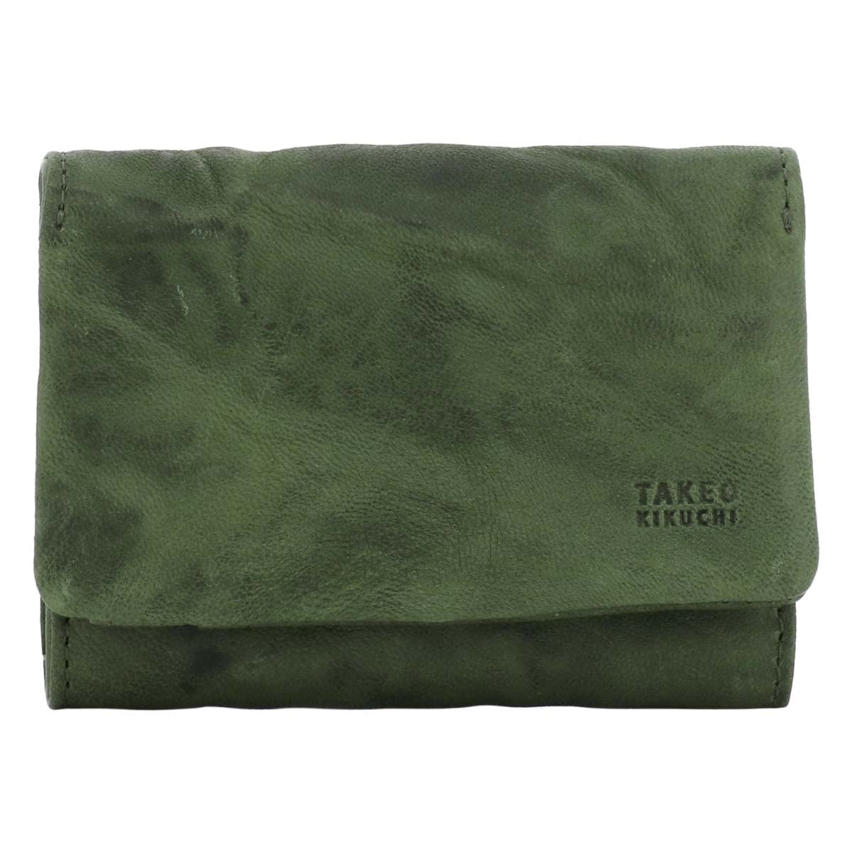 

Wallet Trifold Mini Wallet Genuine Leather Oyster Limited Color 720623 Trifold Wallet Folding Wallet Folding Sheepskin Leather Green [Takeo Kikuchi]