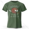 European Elegance Printed 100% Cotton T-Shirt, Soft Fabric Round Neck Short Sleeve Tee for Men & Women