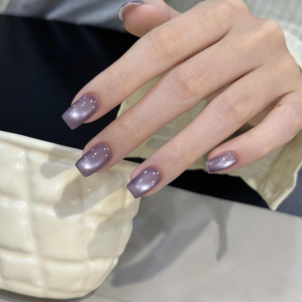 President Hua Little Black Bottle Leveling Gel: Satin Porcelain White Cat Eye & Crystal Whitening Gel Polish, 60 Colors