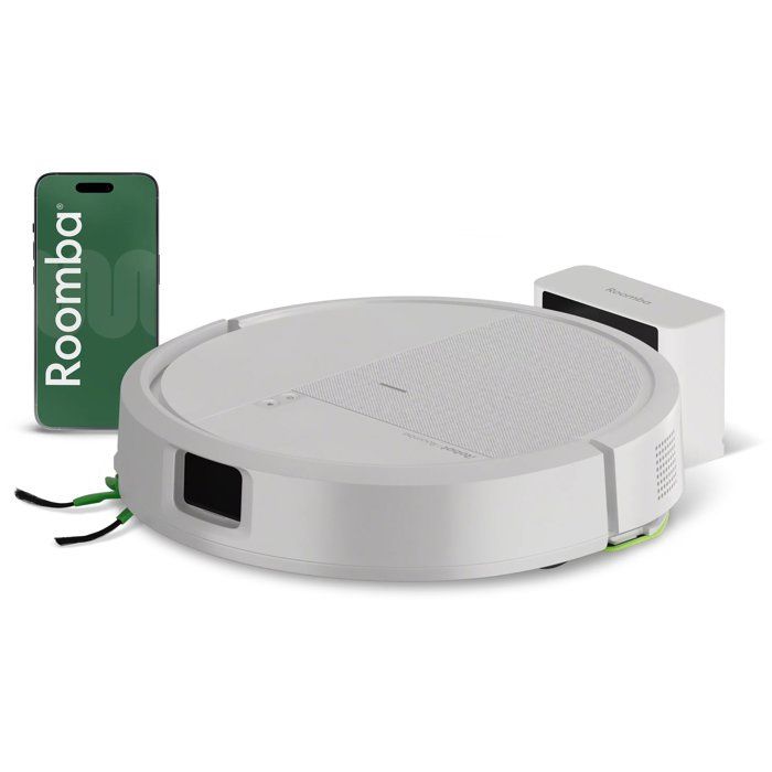 iRobot ROOMBA 115 - Robotstofzuiger en dweil - 15.000 Pa - 240 ml - Wit