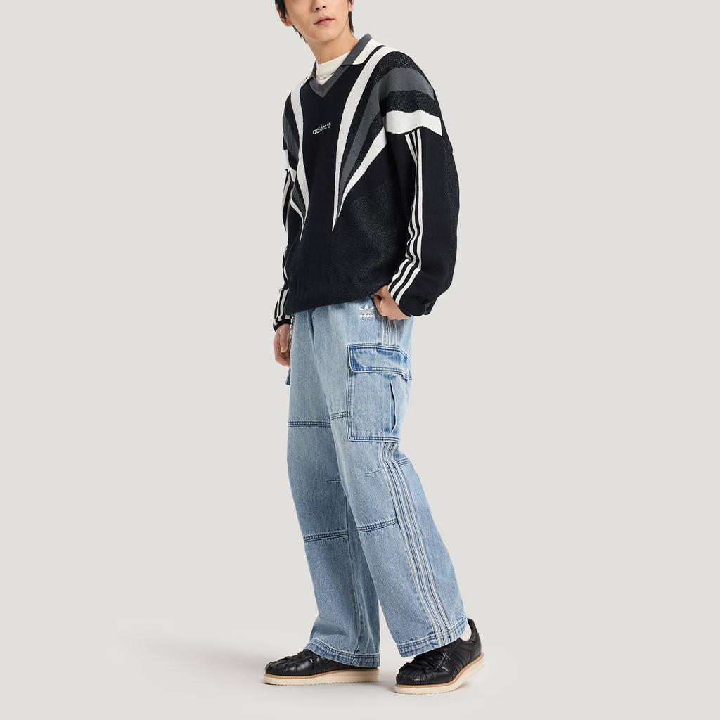 Adidas Originals Santiago Sweatshirt Loose Fit Long Sleeve Knit Top Men tops KW2018