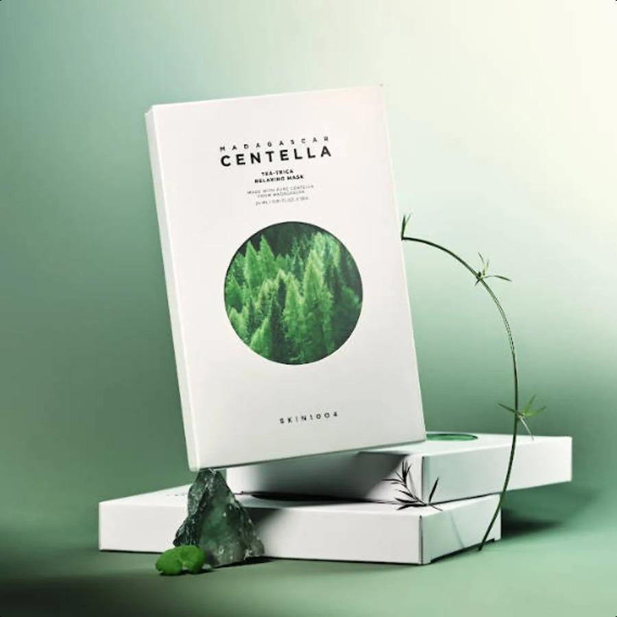 

SKIN1004 Madagascar Centella Tea-Trica Relaxing Mask Sheet 24ml*5ea as picture