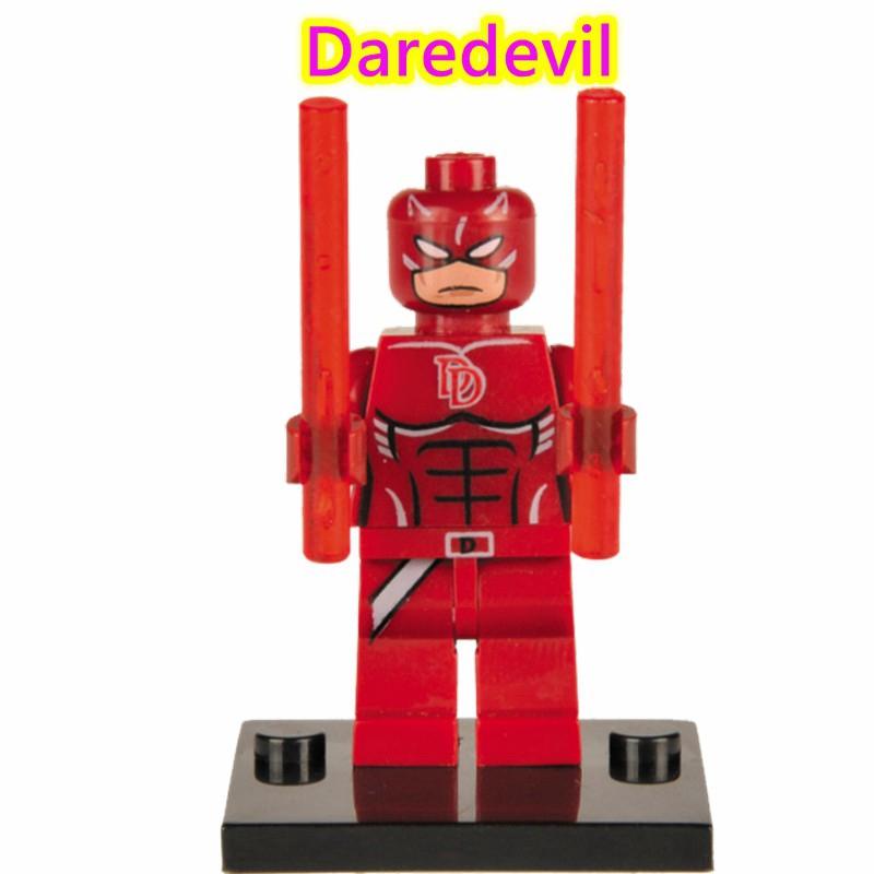 Kompatibel mit Minifiguren Marvel Daredevil Kingpin Iron Fist Bausteine Spielzeug für Kinder