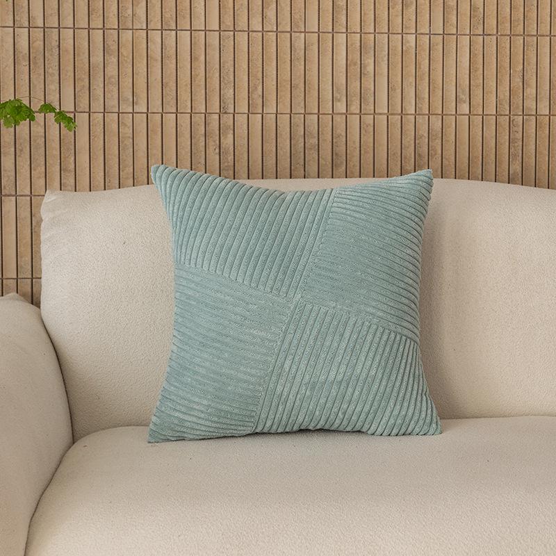 Corduroy Windmill Patchwork Cushion Cover for Bedroom or Living Room Sofa