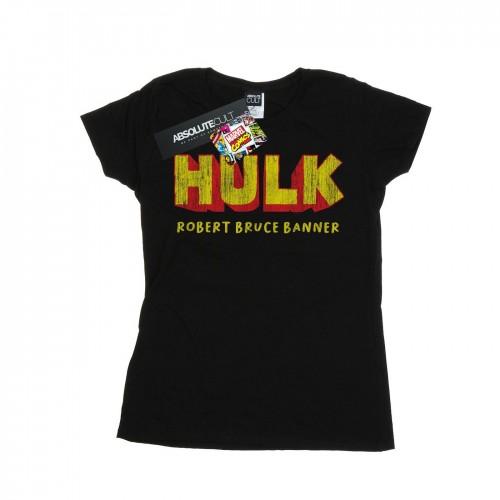 

Marvel Womens/Ladies Hulk AKA Robert Bruce Banner Cotton T-Shirt XXL білий