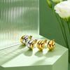 Gold&Silver Color Metal Stainless Steel Stud Earring for Women High Quality Water Drop Anti Allergic Earring Minimalist Jewelry