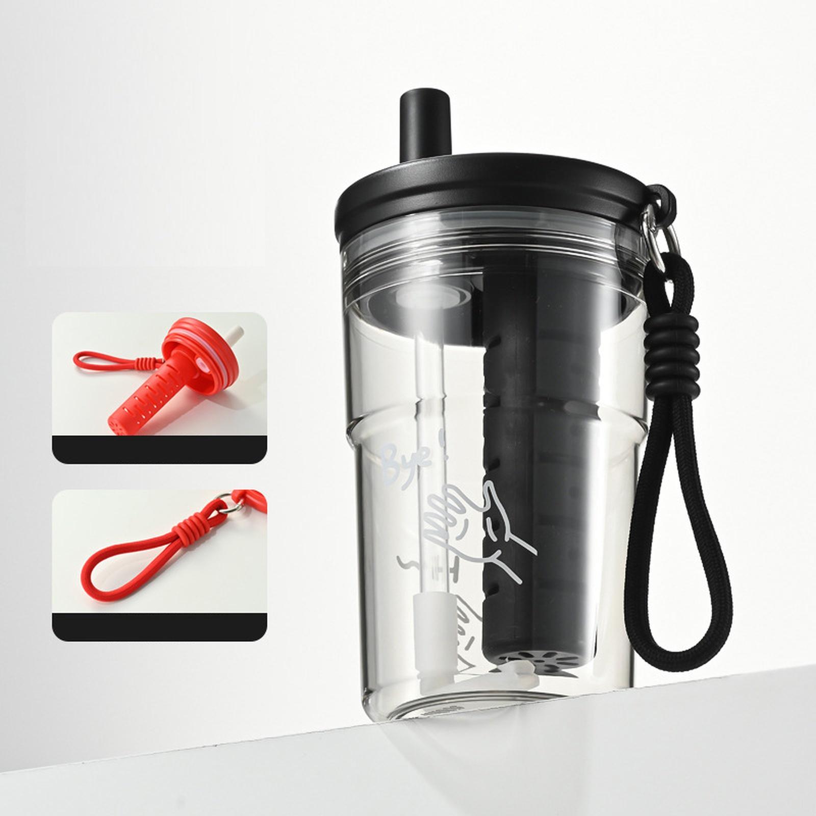 

Cute Straw Cover Cap, 10mm Silicone Straws Covers Cap Compatible for one size чёрный