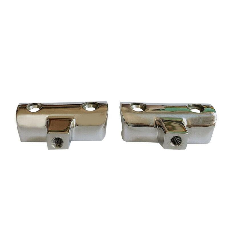 ISURE MARINE 2pcs Stainless Steel Bimini Windshield Mount Adaptor Boat Hardware 2PCS
