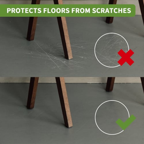 48 Felt Furniture Pads for Hardwood Floors, Furniture Pads, Floor Protectors for Hardwood Floors, Round Felt Furniture Pads, Dark Brown