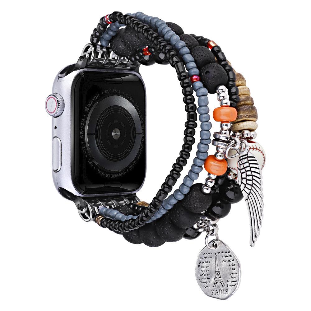 

Luxury Bohemian Strap For Apple Watch Ultra 2 49/45/44/41/40/42mm Women Bracelet Iwatch Series 9 8 7 5 4 6 SE Band 49mm 42mm 44mm 45mm