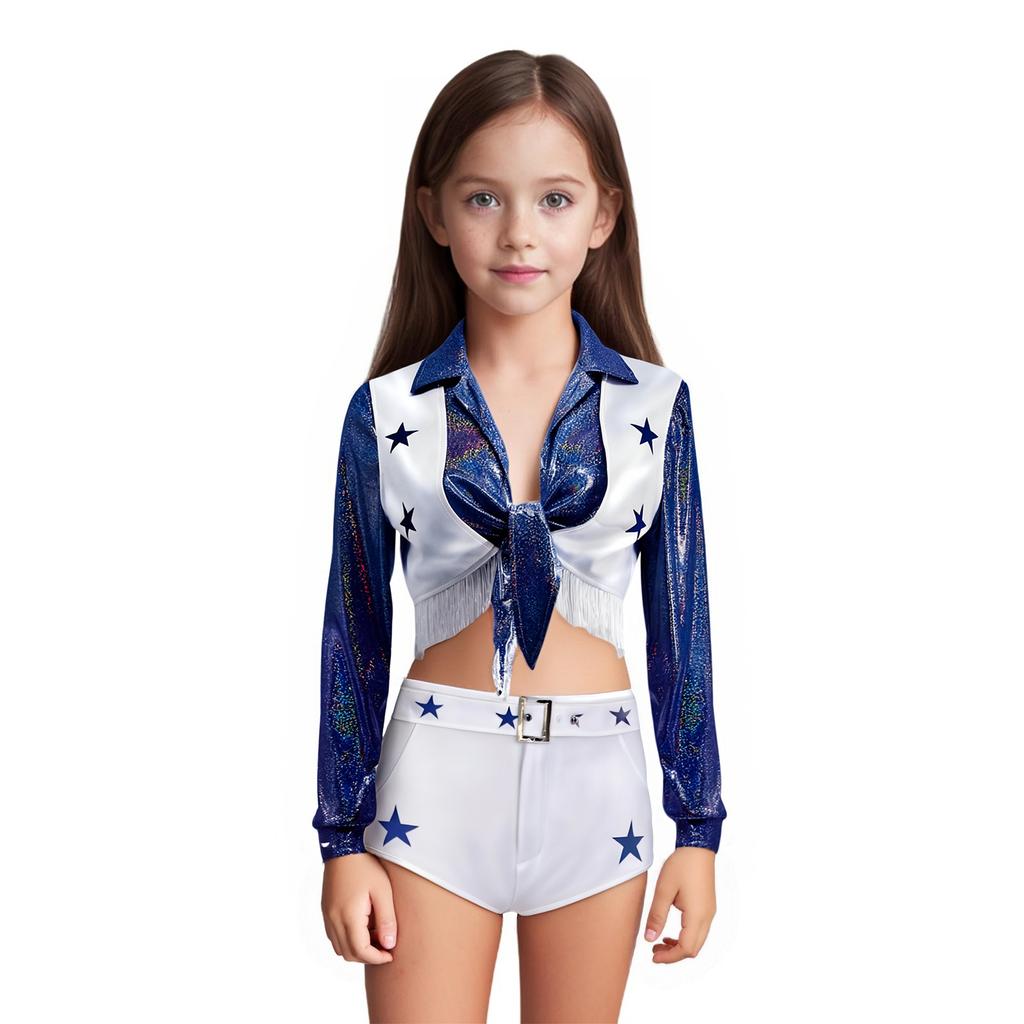 Girls Three-piece Suit Casual Long-sleeved  Dance Sportswear Suit