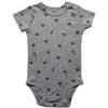 Tutina in Cotone a Costine con Bottoni sulla Spalla per Neonati - Monopezzo a Manica Corta per Bambini e Toddler