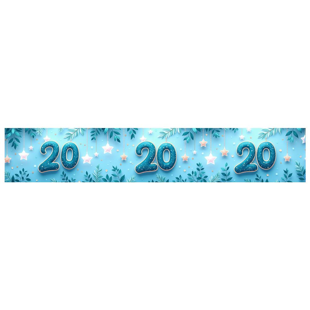Leaf Decoration 2020 Banner Year Celebration Banner New Year Banner for Indoor Decoration Holiday Decoration New Year Party