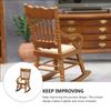 Rocking Chair Furniture Tiny Small Model Dolly House Mini Adorable Baby Accessories