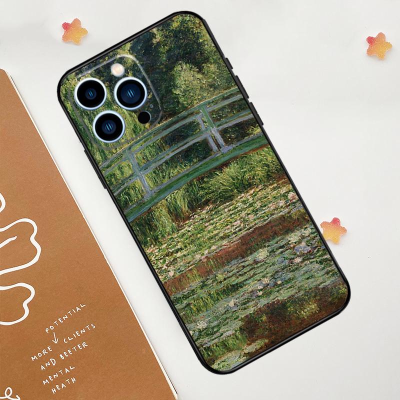 Claude Monet Cool Case For Apple iPhone 12 13 Mini 11 14 15 16 Pro Max Plus X XR XS Max Coque