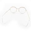 Excellent CHANEL Glasses COCO Mark Faux Pearl Sunglasses/Eyewear Gold Women 4247 Used