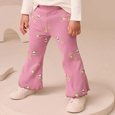 Europäische & Amerikanische Herbst Mädchen Schlag-Strick-Leggings - Elastische Lange Hosen für Kinder