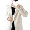Women's Woolen Cashmere Coat Autumn and Winter Mid-length Woolen Woolen Casual Style Coat