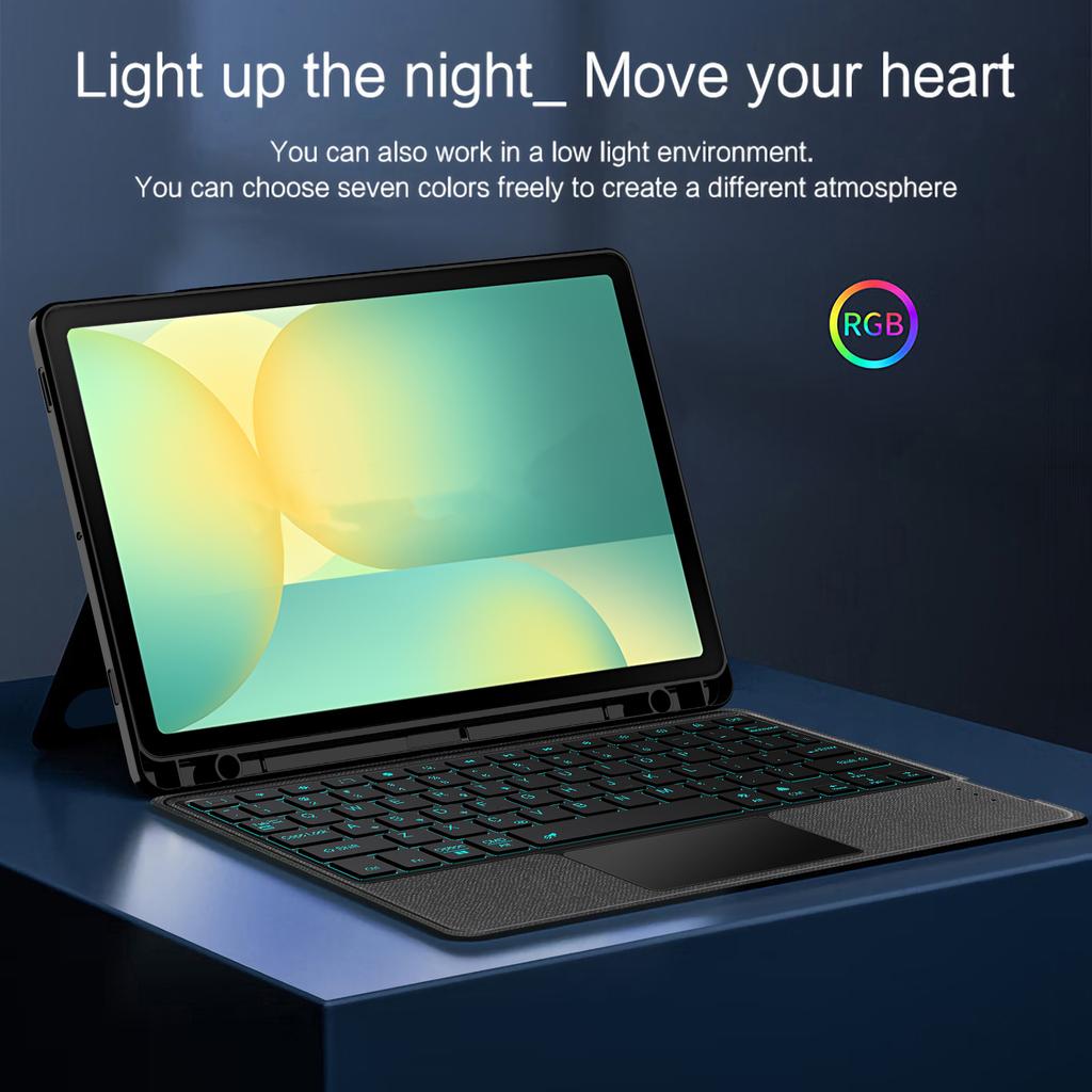 Magic Keyboard Hülle für Samsung Galaxy Tab S10 FE 10,9 SM-X520 X526B Tablet Smart Cover für Galaxy Tab S9 S10 FE S10 Lite Funda
