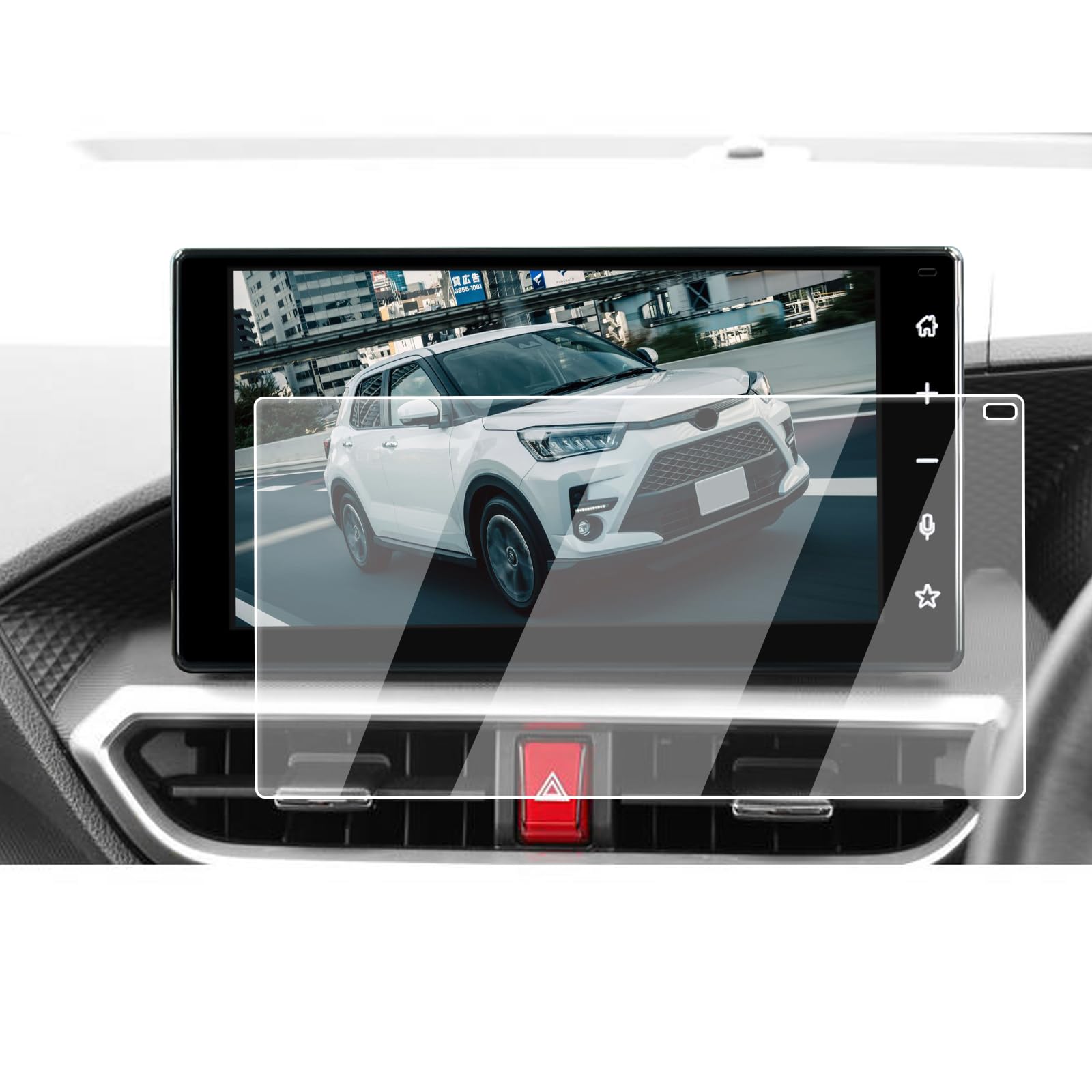 

ECOZEN Защитная пленка для системы навигации автомобиля Toyota Rise серии A200 9 дюймов Закаленное стекло для навигации Rise A200A A210A Эксклюзивная система навигации