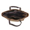 Vintage Unisex Crazy Horse Leather Tote Bag: Large Capacity, Fashionable Single Shoulder Cowhide Handbag